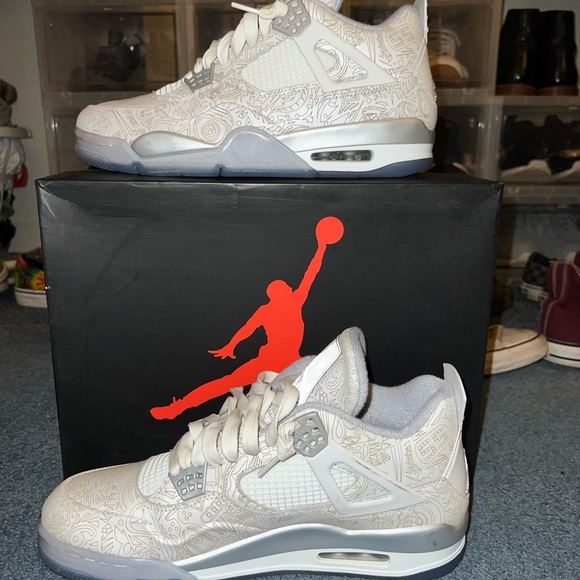 Jordan 4 laser